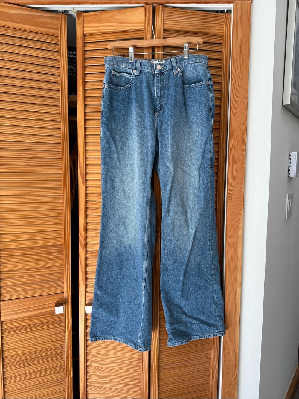 FREE PEOPLE: We The Free mid-blue denim jeans - size 29